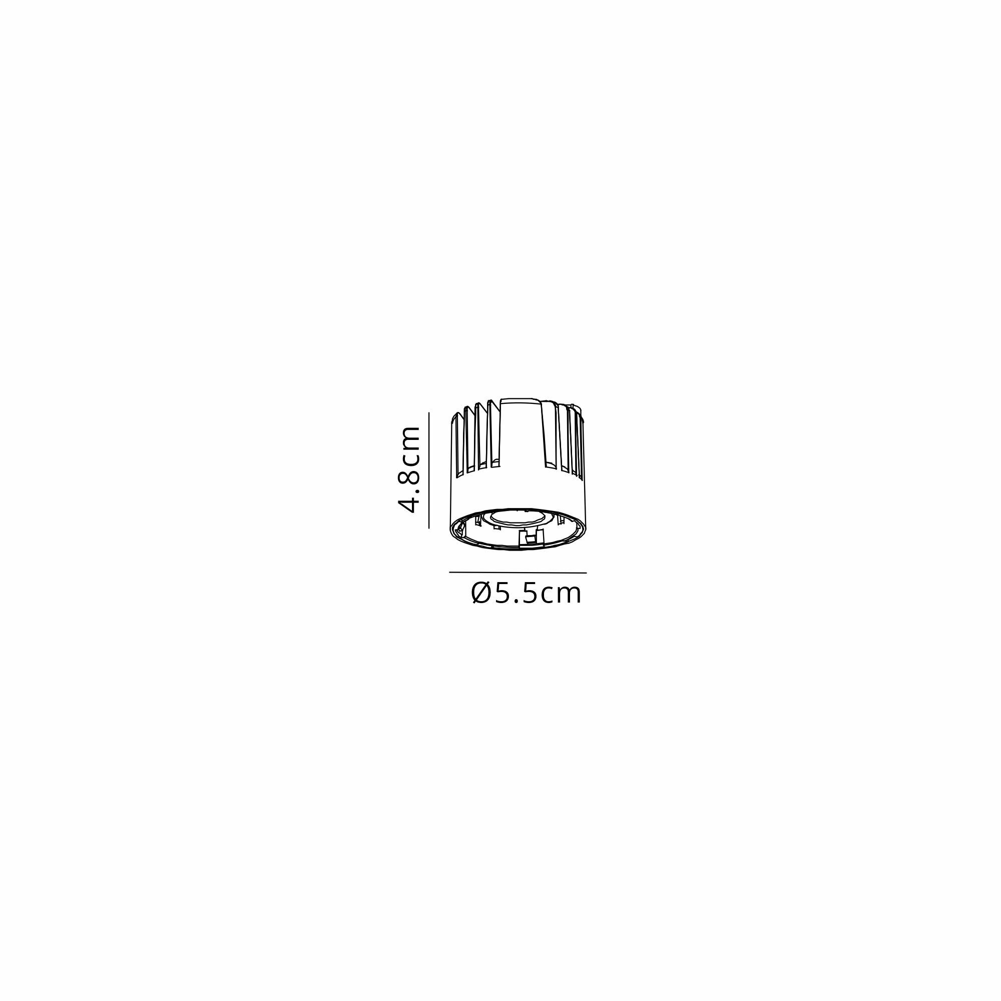 M8782  Sunset, 10W, 250mA, Black LED Engine, 4000K, 860lm, 50° Deg, IP20, DRIVER NOT INC., Recessed Base Required, 5yrs Warranty